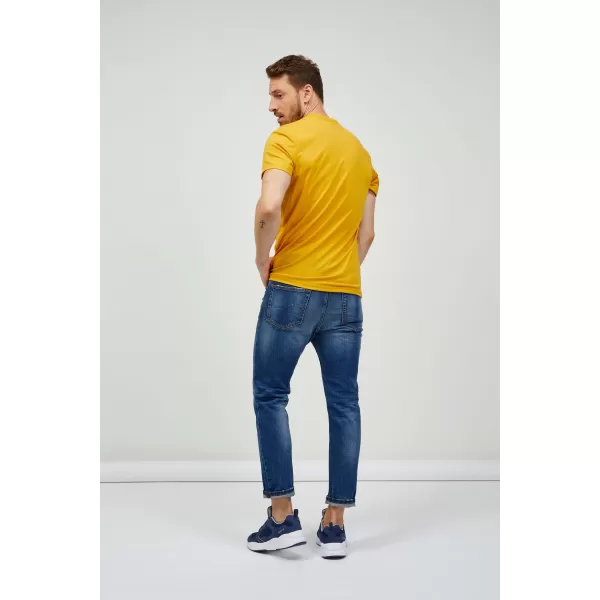  Tricou pentru bărbați SAM 73 SEPOT MT 813 GALBEN MUȘTAR 