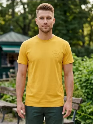 Tricou pentru bărbați SAM 73 SEPOT MT 813 GALBEN MUȘTAR