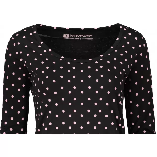  Tricou pentru femei ALTISPORT ONEDA LTSY941 NEGRU 