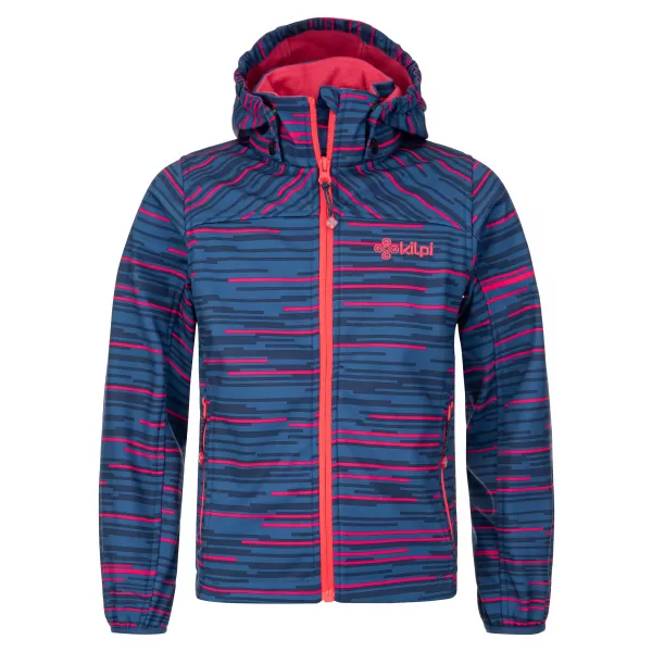  Jachetă softshell pentru fetiță KILPI RAVIA-JG SJ0155KI ALBASTRU ÎNCHIS 