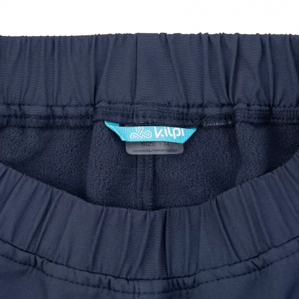  Pantaloni softshell pentru copii KILPI RIZO-J SJ0405KI ALBASTRU ÎNCHIS 
