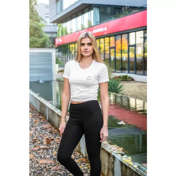  Tricou crop top dama ALTISPORT BYB/ALW056BY042 ALB 