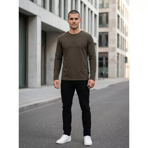  Tricou pentru bărbați SAM 73 MINDART MT 810 KAKI 