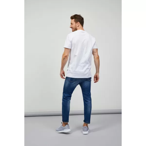  Tricou pentru bărbați SAM 73 QUARIP MT 812 ALB 