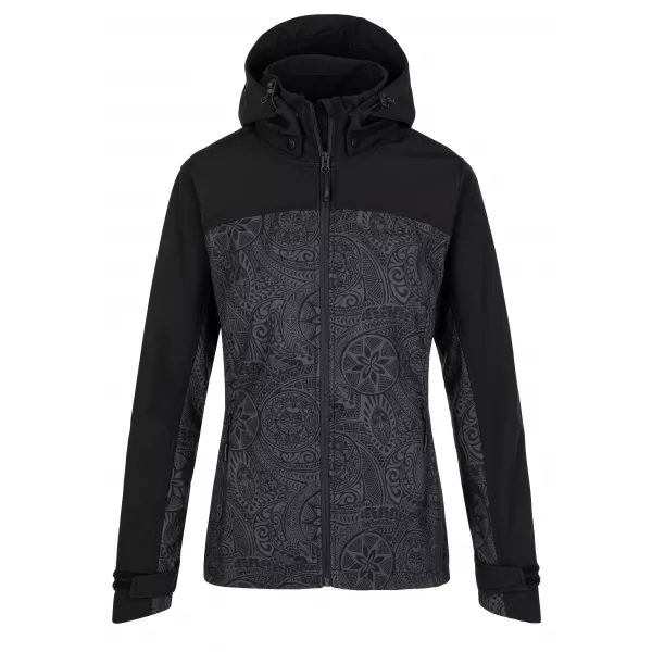  Jachetă softshell de damă KILPI RAVIA-W SL0124KI GRI ÎNCHIS 