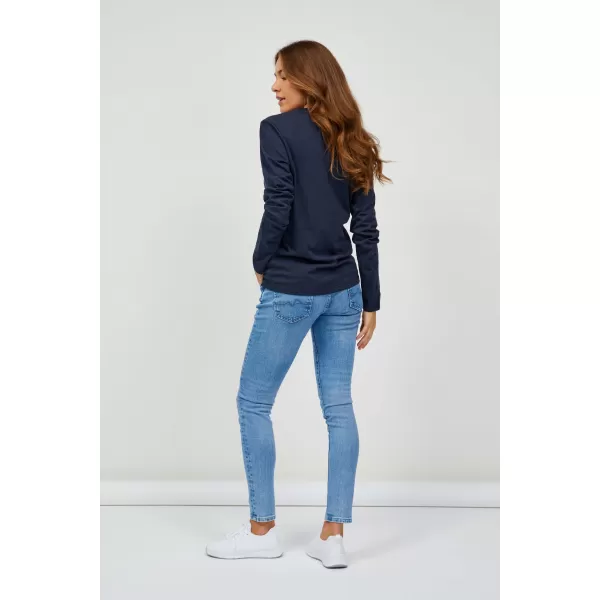  Tricou pentru femei SAM 73 NAIVARA WT 868 ALBASTRU ÎNCHIS 