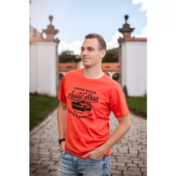  Tricou pentru bărbați ALTISPORT MAAS MTSX748 ROȘU 