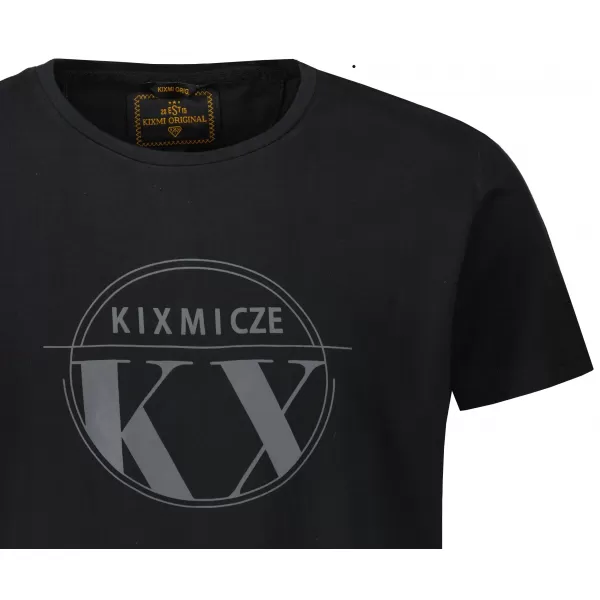  Tricou pentru bărbați KIXMI OCTAVIO NEGRU 