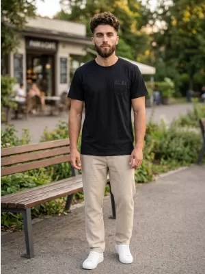 Tricou pentru bărbați SAM 73 QUARIP MT 812 NEGRU