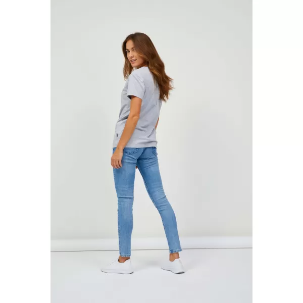  Tricou pentru femei SAM 73 LUMIEL WT 873 GRI DESCHIS 