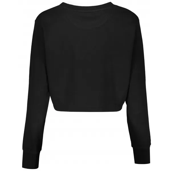  Hanorac crop top dama ALTISPORT BYB/ALW056BY131 NEGRU ROZ 