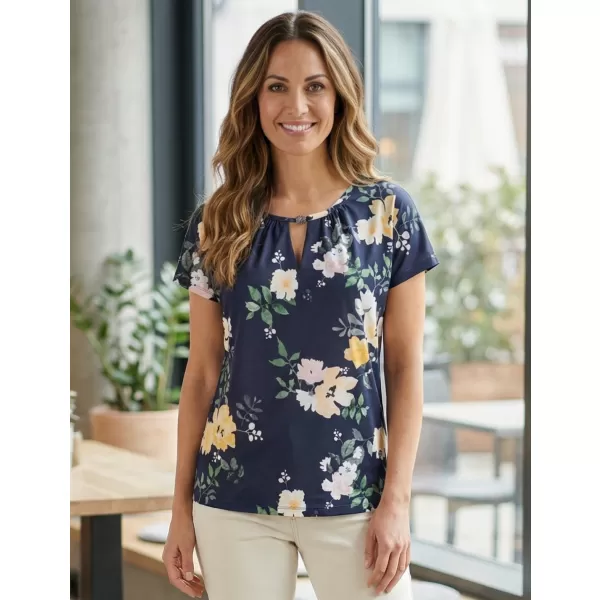  Tricou pentru femei KIXMI ORNELLA ALBASTRU INCHIS 