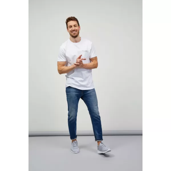  Tricou pentru bărbați SAM 73 QUARIP MT 812 ALB 