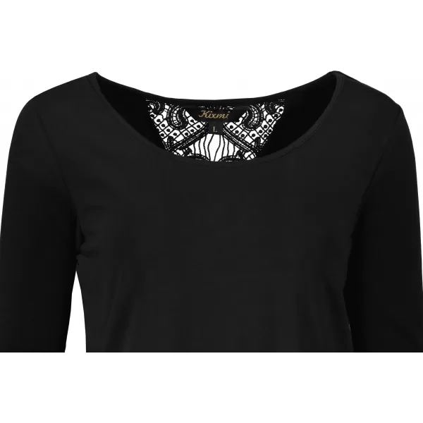  Tricou pentru femei KIXMI OLIMPIE NEGRU 