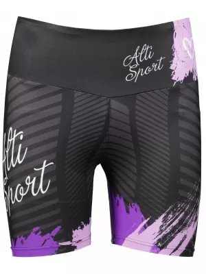 Jambiere scurte premium de damă ALTISPORT SWE/ALW01S03 VIOLET
