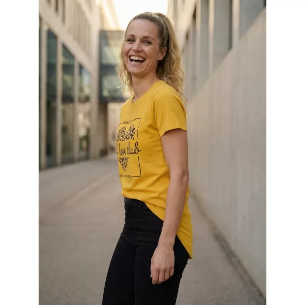  Tricou pentru femei SAM 73 INATHI WT 877 GALBEN MUȘTAR 