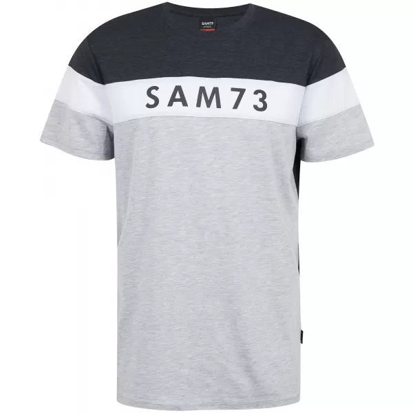  Tricou pentru bărbați SAM 73 KAVIX MT 815 GRI DESCHIS 