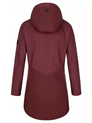 Palton softshell dama KILPI LASIKA-W SL0127KI ROȘU ÎNCHIS