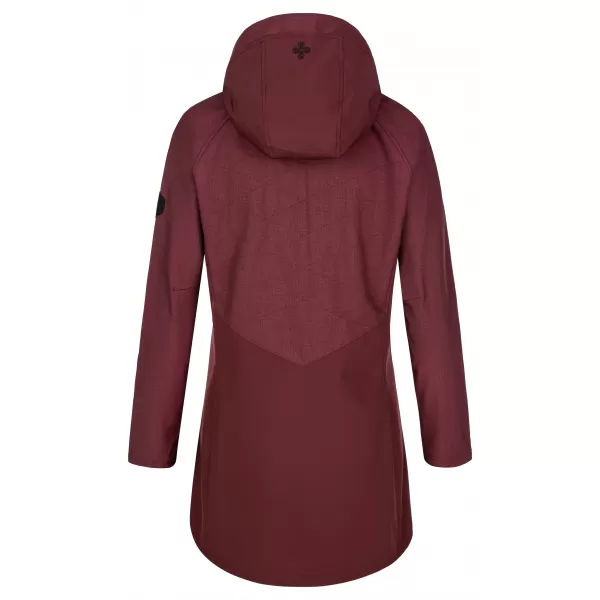  Palton softshell dama KILPI LASIKA-W SL0127KI ROȘU ÎNCHIS 