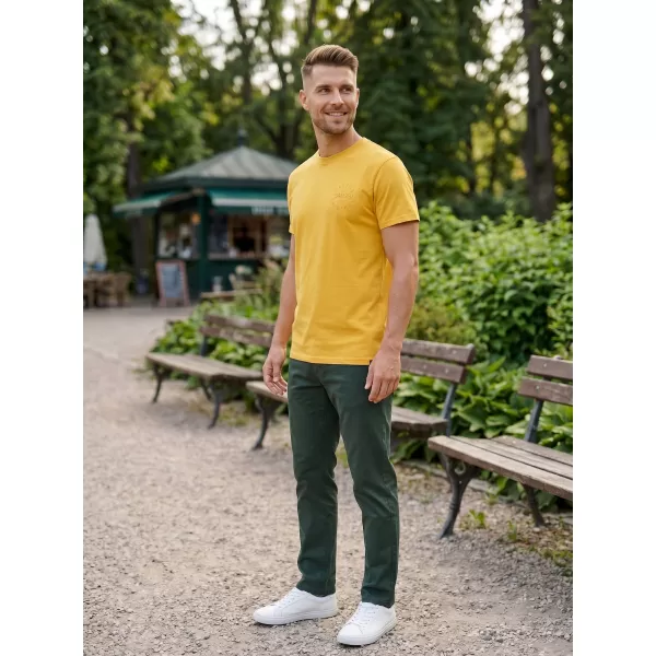  Tricou pentru bărbați SAM 73 SEPOT MT 813 GALBEN MUȘTAR 