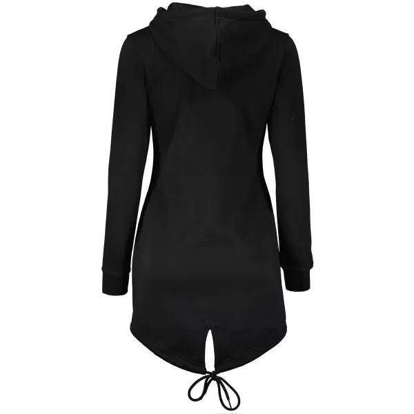 Hanorac prelungit dama ALTISPORT BYB/ALW056BY148 ALB-NEGRU 