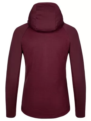 Hanorac de dama KILPI LAYANA-W SL0202KI ROȘU ÎNCHIS