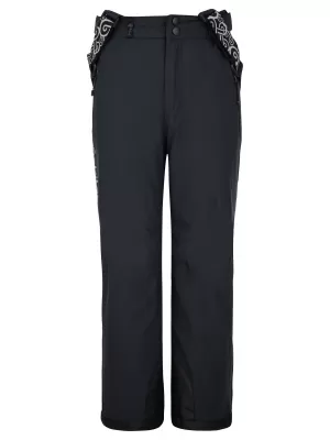 Pantaloni de schi pentru copii KILPI MIMAS-J SJ0401KI NEGRU