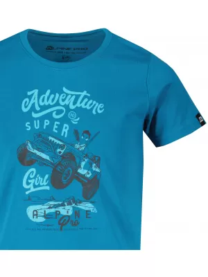 T -thirt ALPINE PRO BETO KTSY404 ALBASTRU