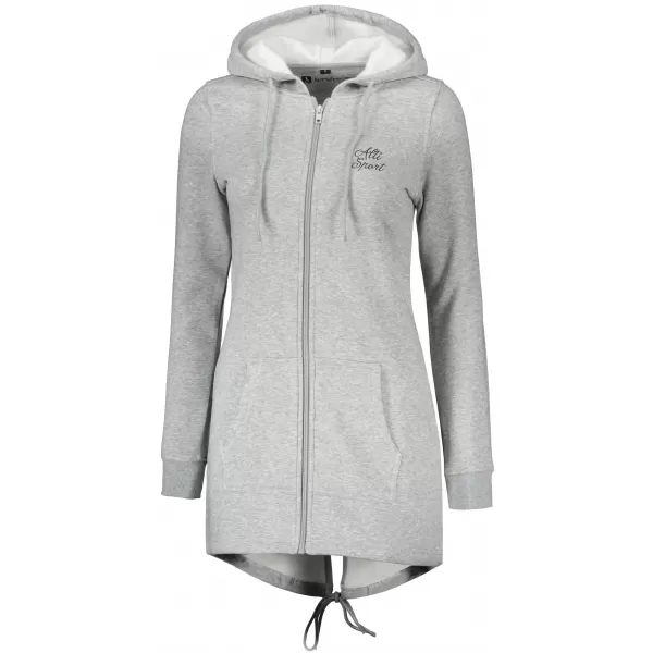  Hanorac prelungit dama ALTISPORT BYB/ALW056BY148 EVIDENȚIERI GRI DESCHIS 