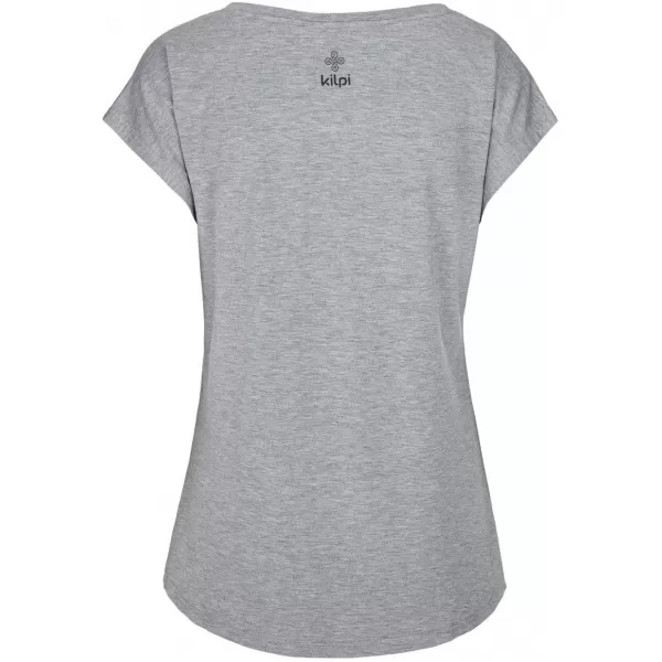  Tricou de damă cu mâneci scurte KILPI ROISIN-W SL0306KI GRI DESCHIS 