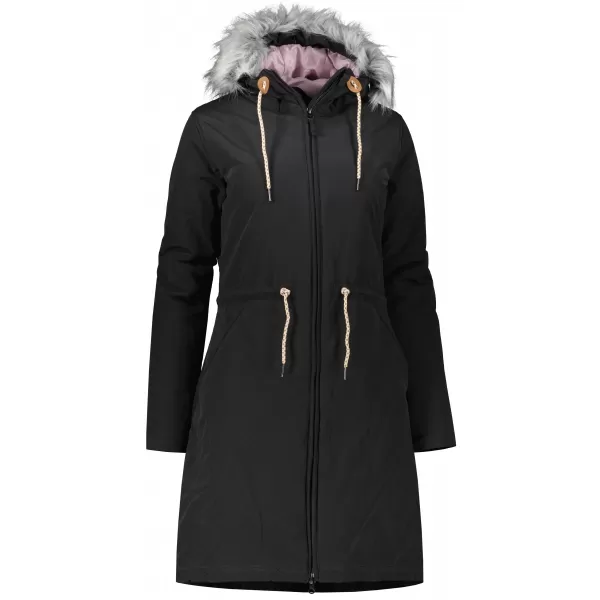 Palton de femei ALTISPORT HOREMA LCTY187 NEGRU 