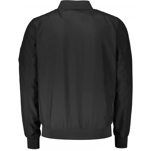 Jachetă bomber pentru bărbați ALTISPORT BYB/ALM002BY045 NEGRU SI ARGINTIU 