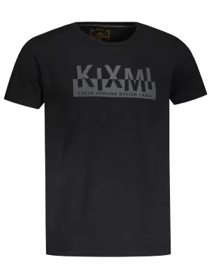 Tricou pentru bărbați KIXMI ORLANDO NEGRU