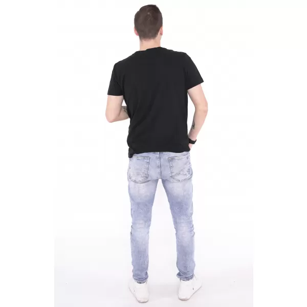  Tricou pentru bărbați KIXMI ORLANDO NEGRU 