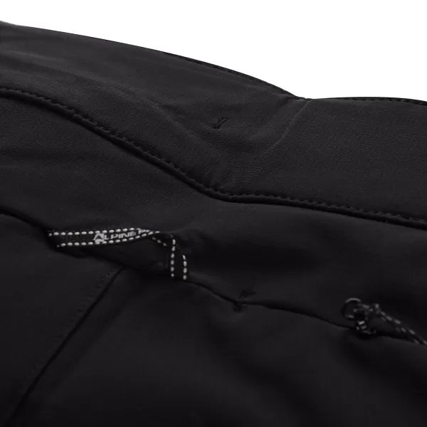  Pantalonii pentru doamne ALPINE PRO ENOBA LPAY581 NEGRU 