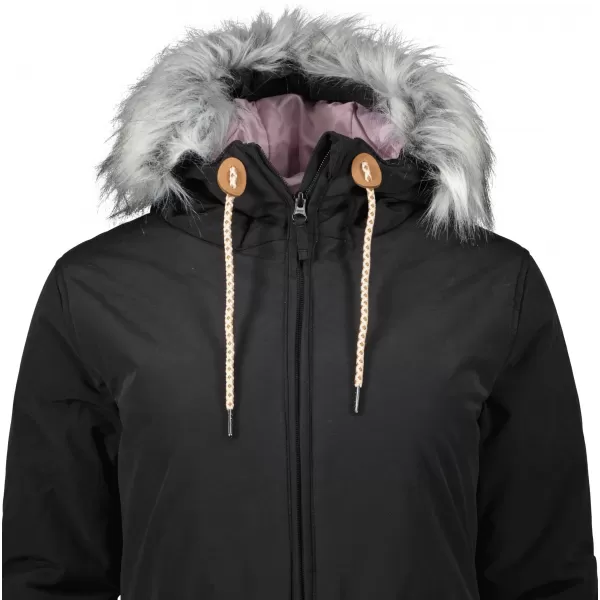  Palton de femei ALTISPORT HOREMA LCTY187 NEGRU 