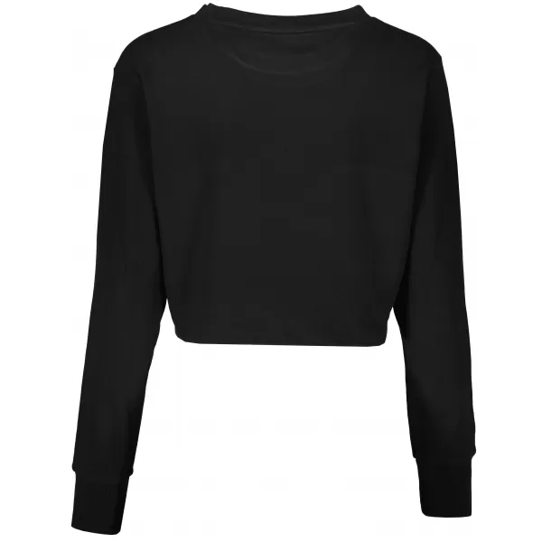  Hanorac crop top dama ALTISPORT BYB/ALW056BY131 ALB-NEGRU 