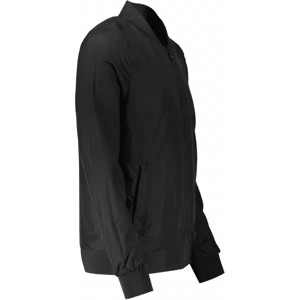  Jachetă bomber pentru bărbați ALTISPORT BYB/ALM002BY045 NEGRU SI ARGINTIU 
