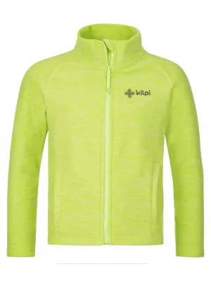 Hanorac fleece pentru copii KILPI ALACANT-J SJ0204KI VERDE DESCHIS