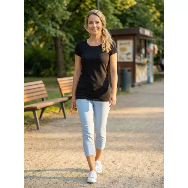  Tricou pentru femei ALTISPORT ZOLIA LSKX384 NEGRU 