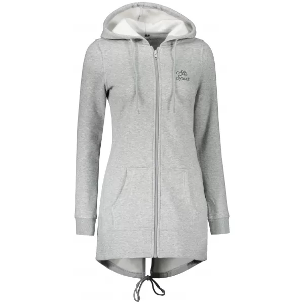  Hanorac prelungit dama ALTISPORT BYB/ALW056BY148 EVIDENȚIERI GRI DESCHIS 