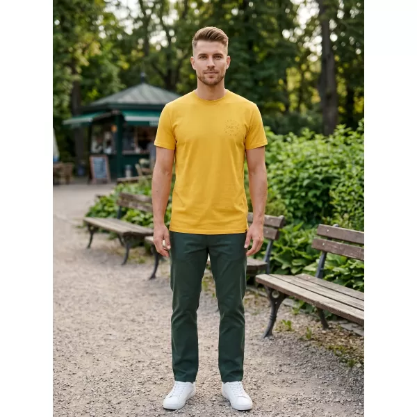  Tricou pentru bărbați SAM 73 SEPOT MT 813 GALBEN MUȘTAR 