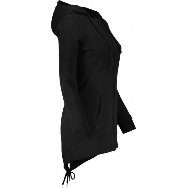  Hanorac prelungit dama ALTISPORT BYB/ALW056BY148 NEGRU ROZ 