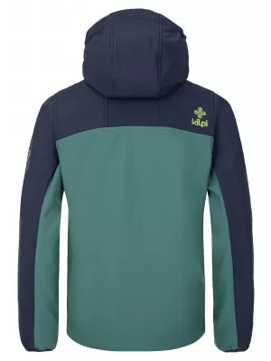 Geaca softshell pentru baieti KILPI RAVIO-JB SJ0105KI VERDE ÎNCHIS