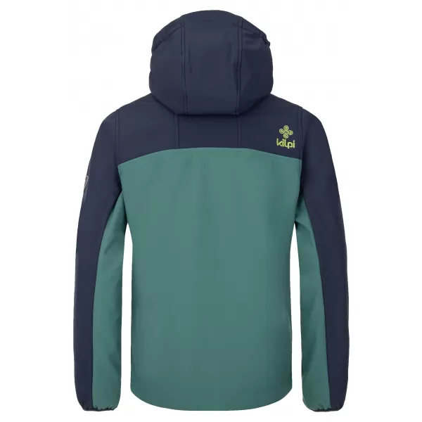 Geaca softshell pentru baieti KILPI RAVIO-JB SJ0105KI VERDE ÎNCHIS 