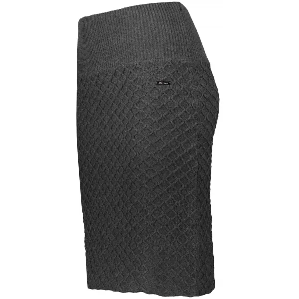  Fusta de dama KIXMI ORIS EVIDENȚIERI GRI ÎNCHIS 
