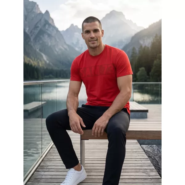  Tricou pentru bărbați SAM 73 BARRY MT 811 ROŞU 