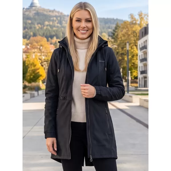  Palton softshell dama KIXMI ORLENA NEGRU 