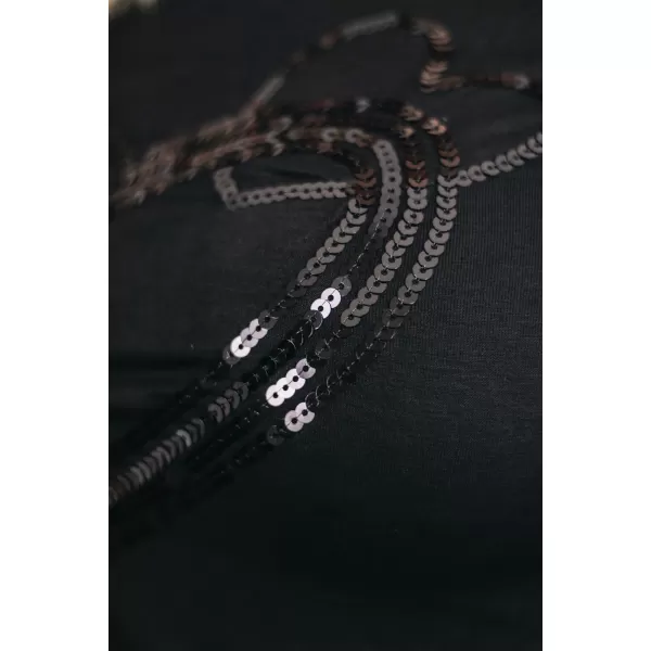  Tricou pentru femei KIXMI ORIANA NEGRU 
