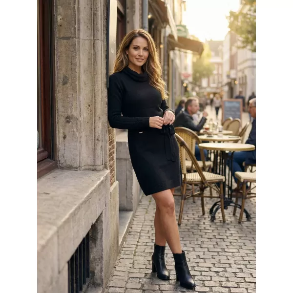  Rochie KIXMI OLIVIA NEGRU 